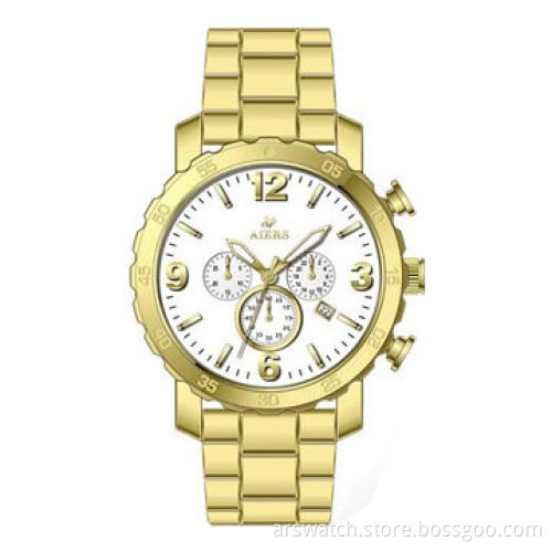 Gold bracelet fashion lady watch, gold case and band, Japan movement and batteryNew